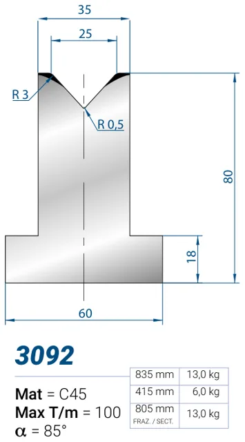Eurostamp 3092-805F